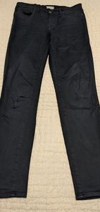 Madewell 9" high riser skinny skinny jeans in 26. Black jeans. Worn.